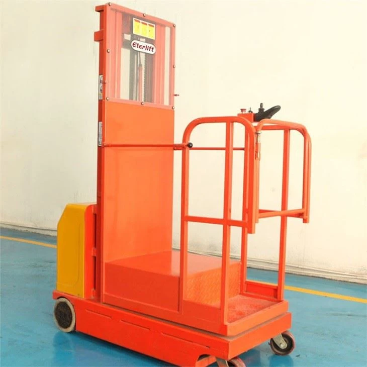 Semi Electric Aerial Order Picker For Materials Lifting