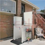 Hidravlično navpično kolo stol dvigalo