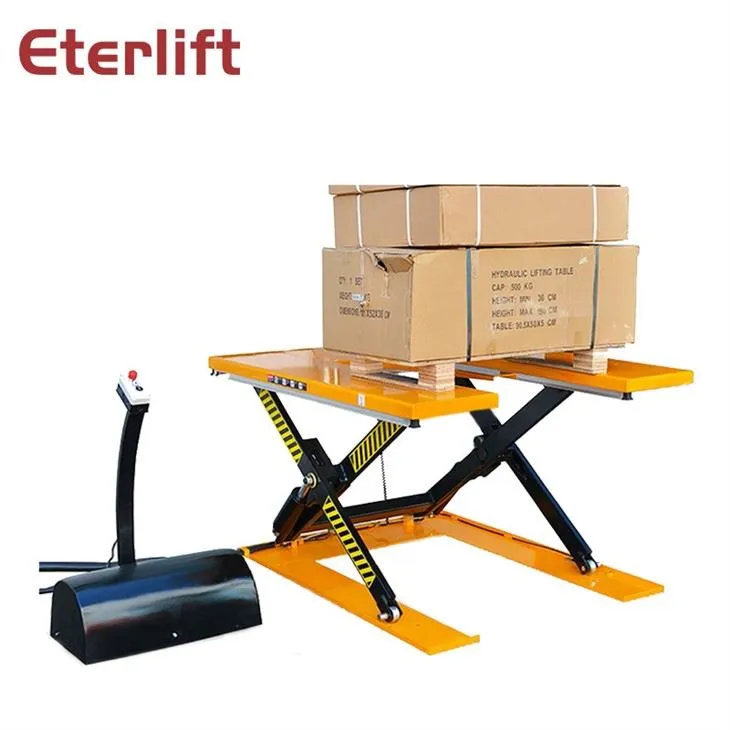 Stacionarne hidravlične mize za dvigovanje električnih cissorjev