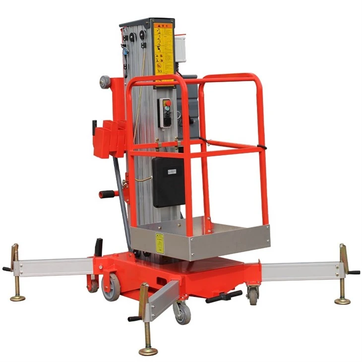 Mobile Vertical Aluminum Mast Lift