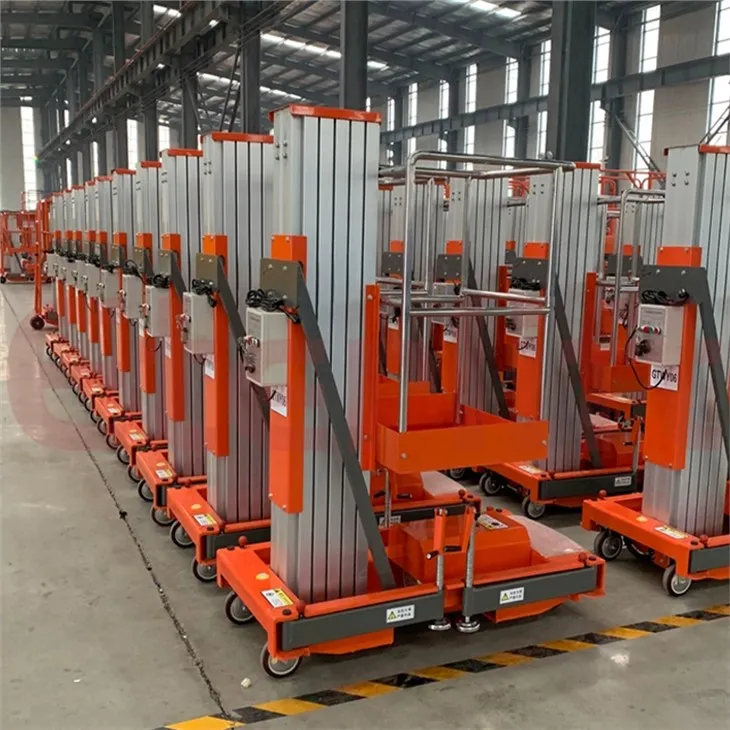 Prenosna aluminijasta dvižna delovna ploščad