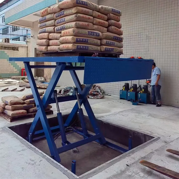 2-tonske škarjaste dvižne mize